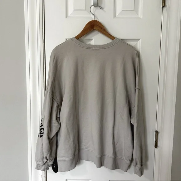 Bershka Lucky Me Graphic Tattoo Art Crewneck Sweatshirt, size M - Picture 2 of 7